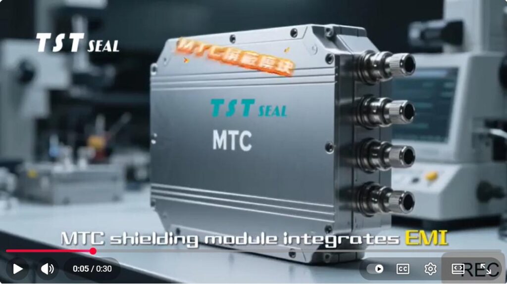 TST SEAL MCT Electromagnetic Shielding Sealing Module Enables Military Ship Sonar to Hear Undersea Secrets