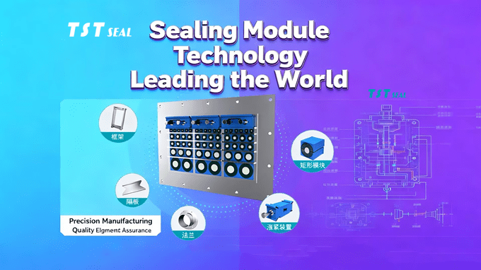 What are the world-leading technological advantages of TST SEAL modular sealing systems?